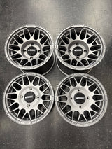 Hellfire Wheel Set for Sand Tires (Matte Titanium) 4x137 15x7 / 15x10 (GARAGE SALE)
