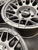 Hellfire Wheel Set for Sand Tires (Matte Titanium) 4x137 15x7 / 15x10 (GARAGE SALE)