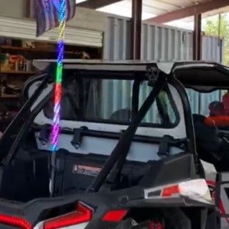 Polaris RZR Turbo S Rear Windshield | Dirt Warrior Accessories