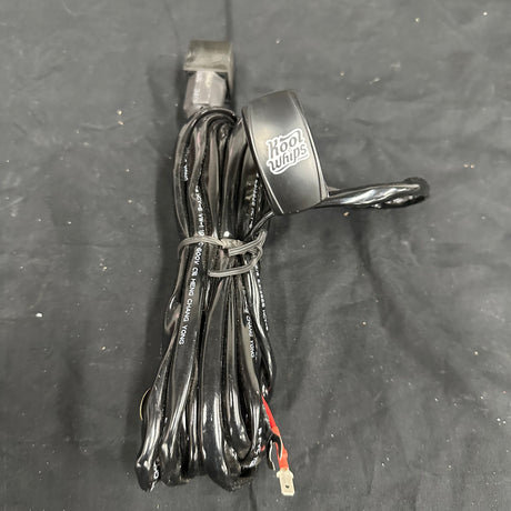 LED Whip wiring harness with rocker switch (Kool Whip)