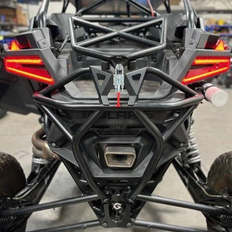 Polaris RZR Pro R / Turbo R Rear Bumper Tire Carrier | Geiser Performance