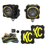 KC HiLiTES Flex LED Lights - Amber (Set of 2)