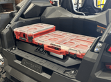 Kawasaki KRX Packout Mount - Subwoofer Compatible by AJK Offroad Right Angle of Two Kits Installed