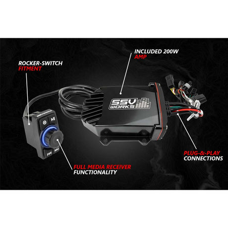 Kawasaki KRX A-Spec 5 Speaker Audio Kit | SSV Works