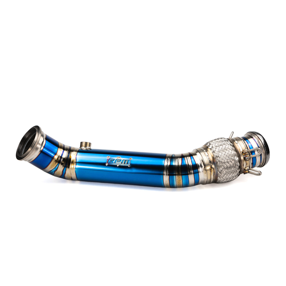Can Am Maverick R Turbo 3" Titanium Big Mouth Mid Pipe