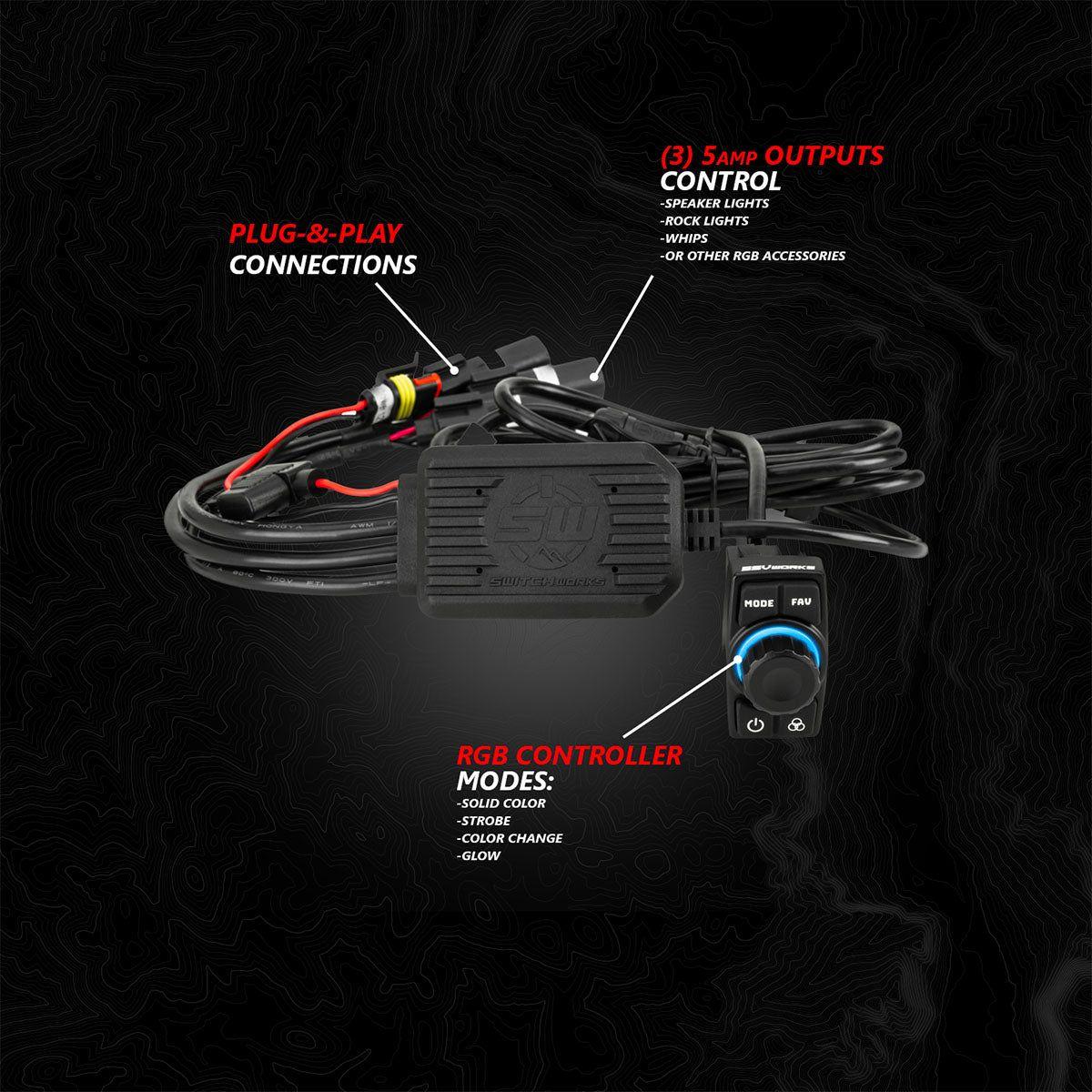 Can Am Maverick R Phase-6 K-Spec 1650watt 6-Speaker System with 8" Horns | SSV Works