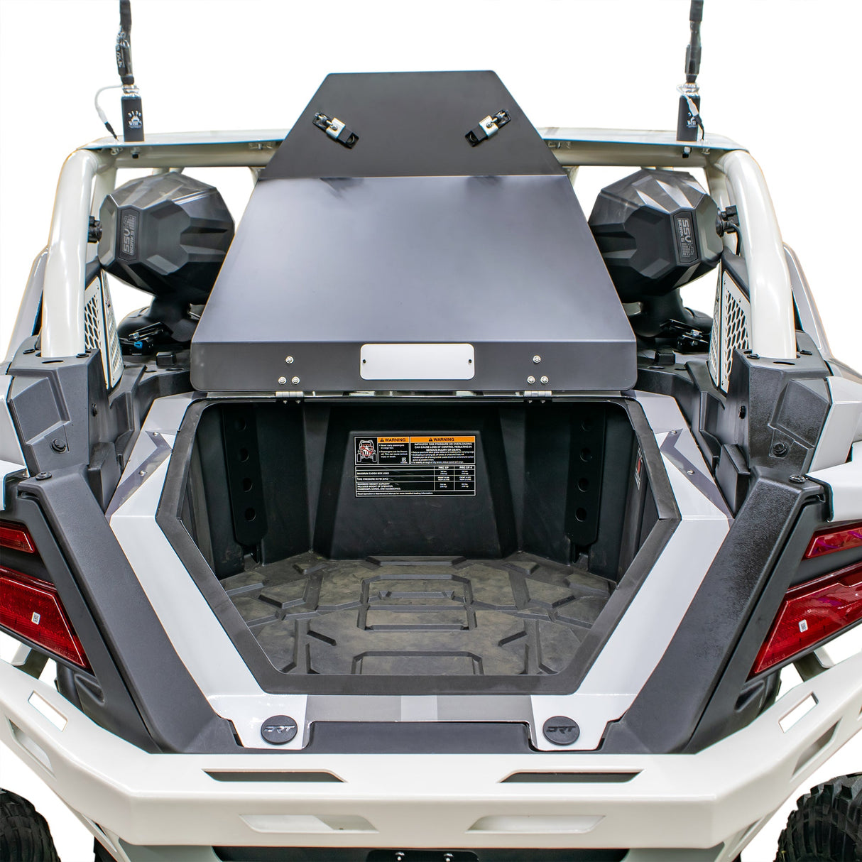 DRT RZR Pro XP / Turbo R 2020+ Aluminum Storage/Trunk Enclosure Open