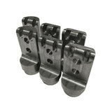SET of 6 Polaris RZR 1000 Weld in roll cage bungs / connectors  AJK Offroad