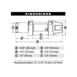 Warn VRX 4500 LBS Winch  AJK Offroad