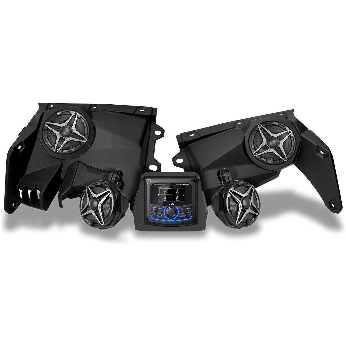 Can Am X3 A-Spec 4 Speaker Plug-and-Play System with JVC | SSV Works