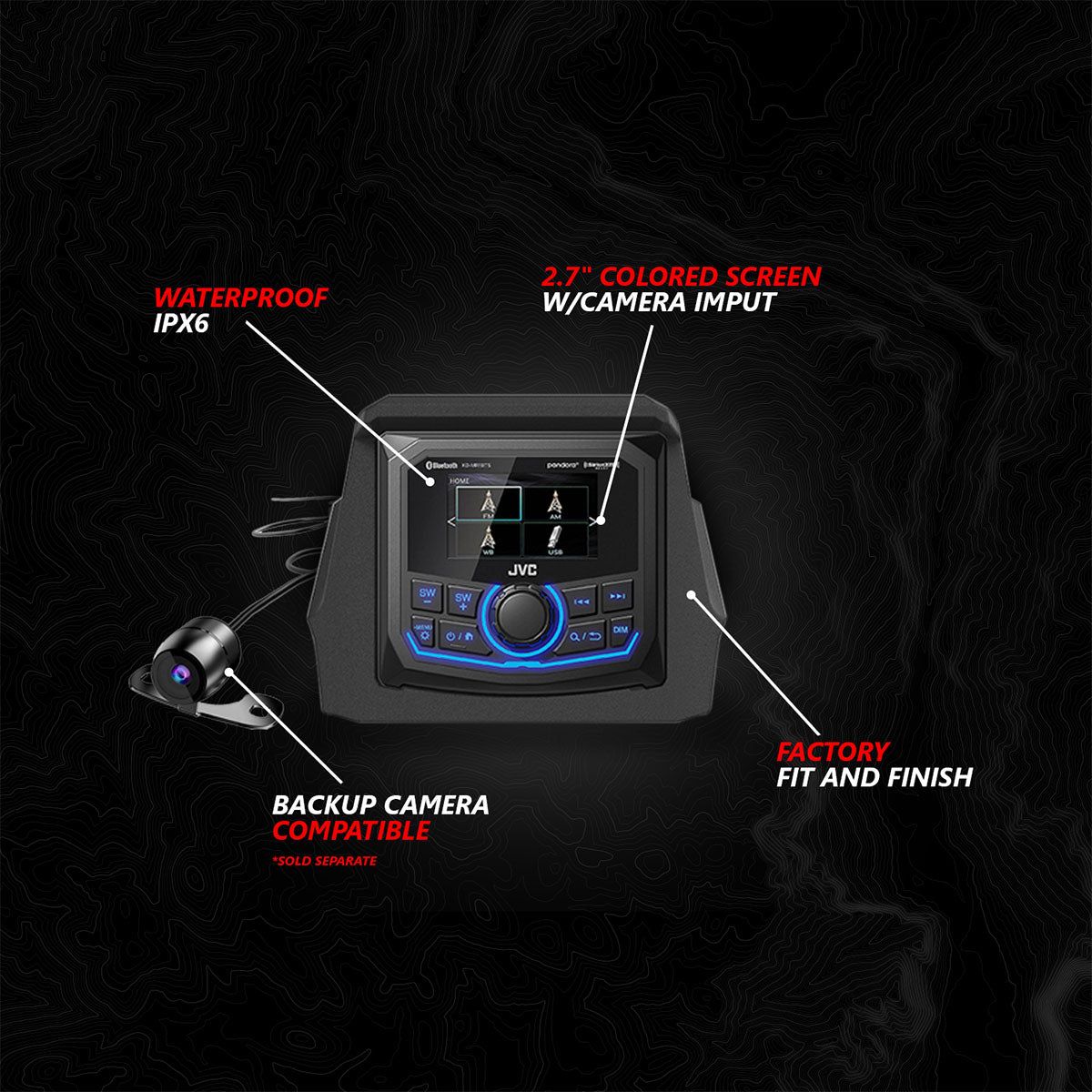 Can Am X3 A-Spec 4 Speaker Plug-and-Play System with JVC | SSV Works