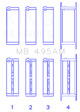 King Infiniti/Nissan 181CI 3.0L VG30DE/TT V6/122CI 2.0L VG20DET V6 (Size +0.50) Main Bearing Set