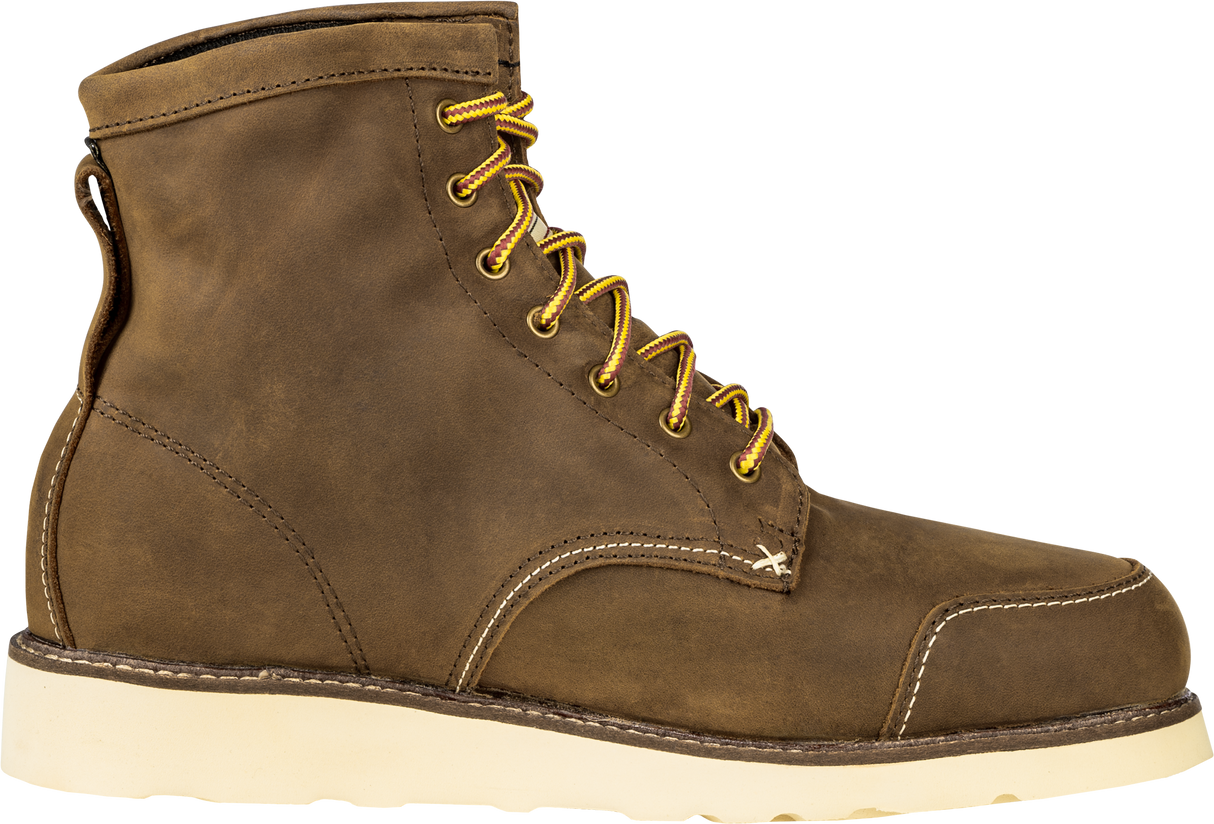 Highway 21 Journeyman Work and Motorcycle Boots - Size 10 - Brown - Full Grain Leather & Weatherproof Technology