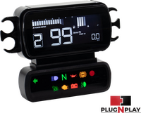 KOSO D2 HUD Gauge for Harley Davidson FLHTCUL, FLHTKL, FLTRXS, FLHR Models (Part Number: BA080030)