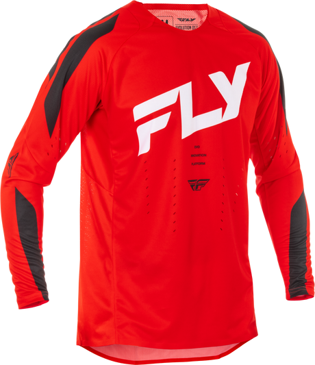Fly Racing Evolution DST Jersey Red/White/Black Large for Mountain Biking and Cycling