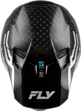 Fly Racing Formula S Carbon Byte Helmet for Off-Road and Street - Black Carbon/Grey/Silver, Fits Honda CRF250R, Yamaha YZ250F, KTM SX 250, Suzuki RM-Z250, Kawasaki KX250