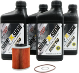 Klotz KU-105 Side-By-Side Oil Change Kit with Oil Filter for Can-Am Maverick X3 Turbo Models