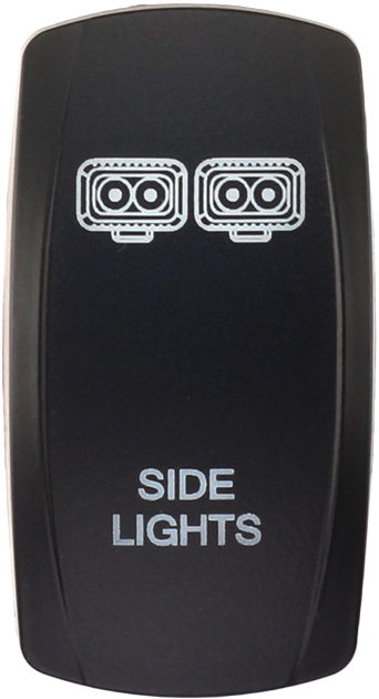 XTC Power Products SW00-00112019 Dash Switch Rocker Face Side Lights for Ford F-150, Chevrolet Silverado, Ram 1500
