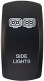 XTC Power Products SW00-00112019 Dash Switch Rocker Face Side Lights for Ford F-150, Chevrolet Silverado, Ram 1500