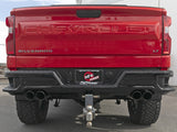 aFe Vulcan Series 3-Inch Stainless Steel DPF-Back Exhaust System with Black Tips for 2023 GMC Sierra 1500 & Chevrolet Silverado 1500 with 3.0L Turbo Diesel
