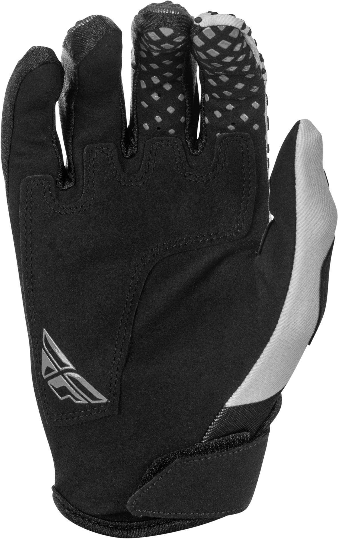 Fly Racing Kinetic Gloves Black/Grey for Motorcycle Racing and Off-Road Vehicles, Model 379-4102X