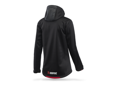 Akrapovic Women's Corpo Softshell Jacket in Black – Size M