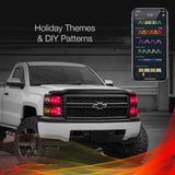 XK GLOW RGB H4 LED Bulb Kit - 2-in-1 App-Controlled RGB Headlights with Music Sync for Cars and Trucks