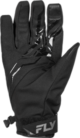 Fly Racing Title Gloves Blue/White XS – Cold Weather Motocross Gloves for Honda CRF250R, Yamaha YZ250F, Kawasaki KX250, and More
