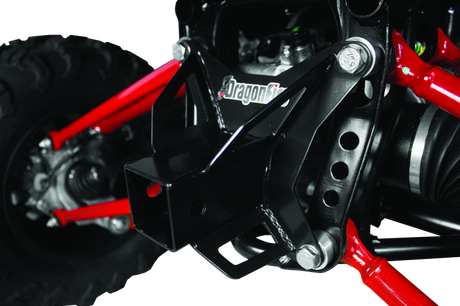 DragonFire Racing 19-22 Honda Talon Receiver Hitch Part 522107 – Heavy-Duty Steel Rear End Support and Frame Gusset