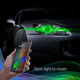 XK GLOW RGB H4 LED Bulb Kit - 2-in-1 App-Controlled RGB Headlights with Music Sync for Cars and Trucks