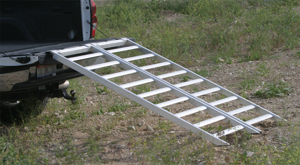 OPEN TRAIL Aluminum Folding Ramp AR15-7 for ATV and UTV Loading, 84 x 48 Inches, 1500 lbs Capacity