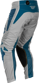 Fly Racing Kinetic Mesh Sym Pants for Motorcycle Off-Road Riding – Size 28, Grey/Blue