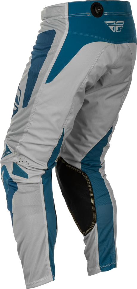 Fly Racing Kinetic Mesh Sym Pants for Motorcycle Off-Road Riding – Size 28, Grey/Blue