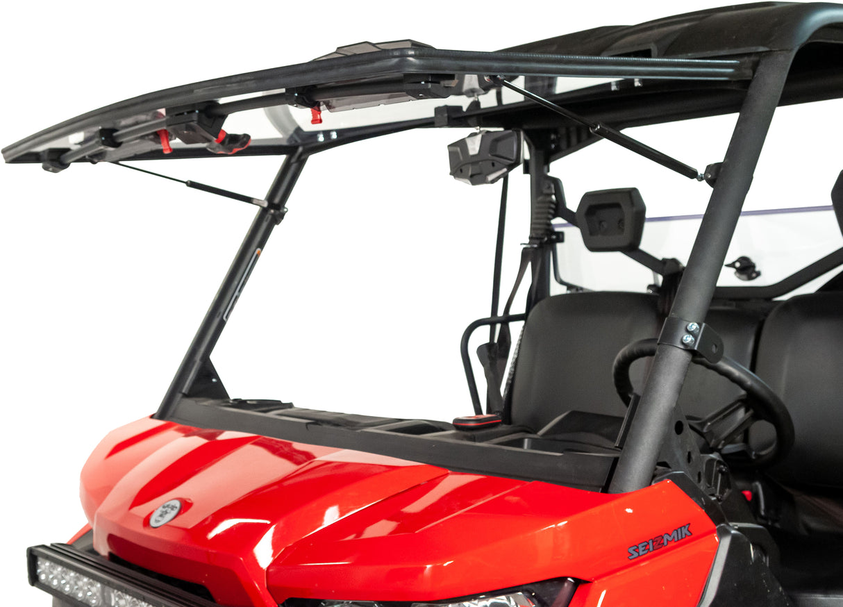 Seizmik Flip Up Windshield Kit for Can-Am Defender HD Models, Part 50-50247KIT