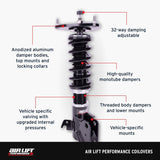 Air Lift Performance Coilover Kit for Lexus IS300 & IS350 (Years 2017-2023) by Air Lift Part Number 79018