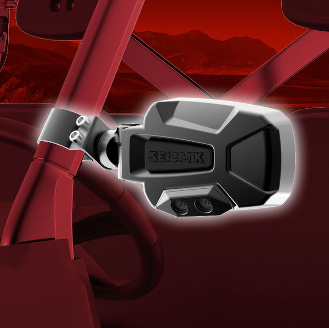 Seizmik Pursuit Mirror LED with Night Vision for Polaris RZR, Can-Am Maverick, and Yamaha YXZ