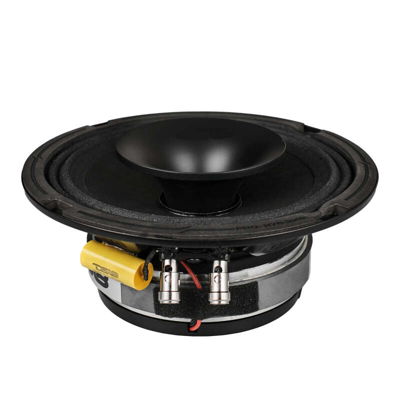 DS18 PRO-HY6.2MSL 6.5-Inch 150W RMS 2 Ohm Mid-Range Loudspeaker for Car Audio with Shallow Grill