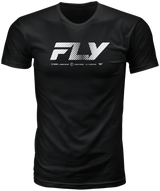 Fly Racing Fly Worldwide Tee Black Large - Premium Cotton Motorcycle T-Shirt for Men and Women