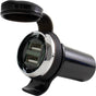 KOSO Dual USB Adapter for Harley-Davidson 1992+ Models with Lighter - Charge GPS & Devices