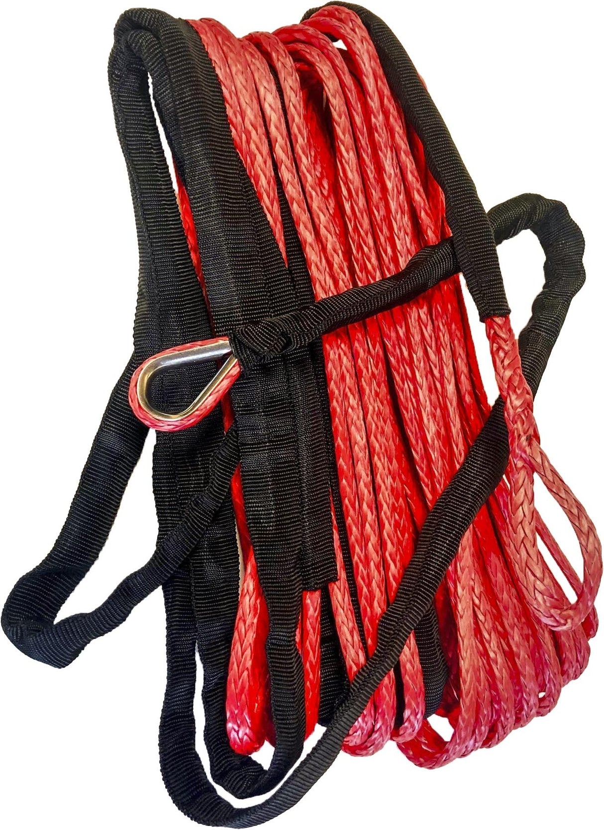 Open Trail Synthetic Winch Rope 1/4 inch x 50 ft for ATV, UTV, and Jeep