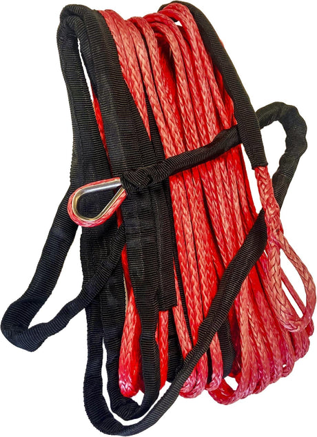 Open Trail Synthetic Winch Rope 1/4 inch x 50 ft for ATV, UTV, and Jeep