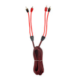 DS18 Level 2 RCA Audio Interconnect Cable, 12-Foot for Car Stereo Systems
