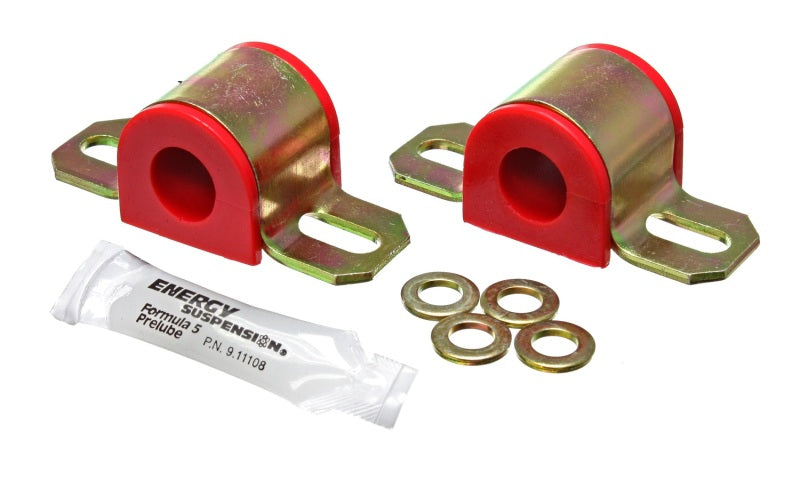 Energy Suspension 9.5124R polyurethane sway bar bushing set for vehicles with 20mm sway bars - Red, front or rear fitment