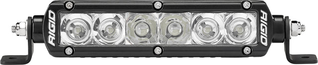 RIGID SR Series Pro 6-Inch Combo LED Light Bar for Off-Road Vehicles, Compact Low Profile Design
