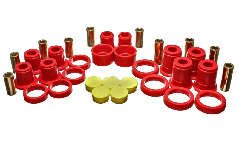 Energy Suspension 3.3194R Hyper-Flex Rear Control Arm Bushing Set for Chevrolet Avalanche and Suburban, Fits 2002-2004 Models