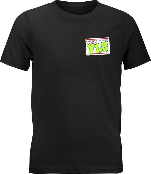 Fly Racing Youth Graffiti Tee in Black – Premium Crew Neck T-Shirt for Youth Motorcycles and ATV Riders