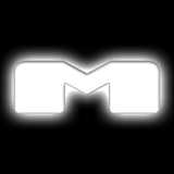 ORACLE Lighting Universal Illuminated LED Letter Badges - Matte Wht Surface Finish - M