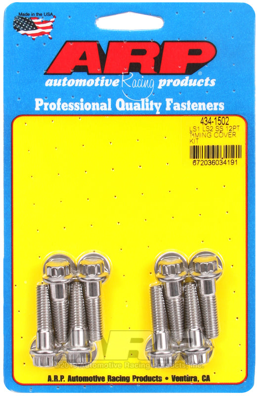 ARP Chevy LS1 LS2 SS 12pt Timing Cover Bolt Kit for LS Engines