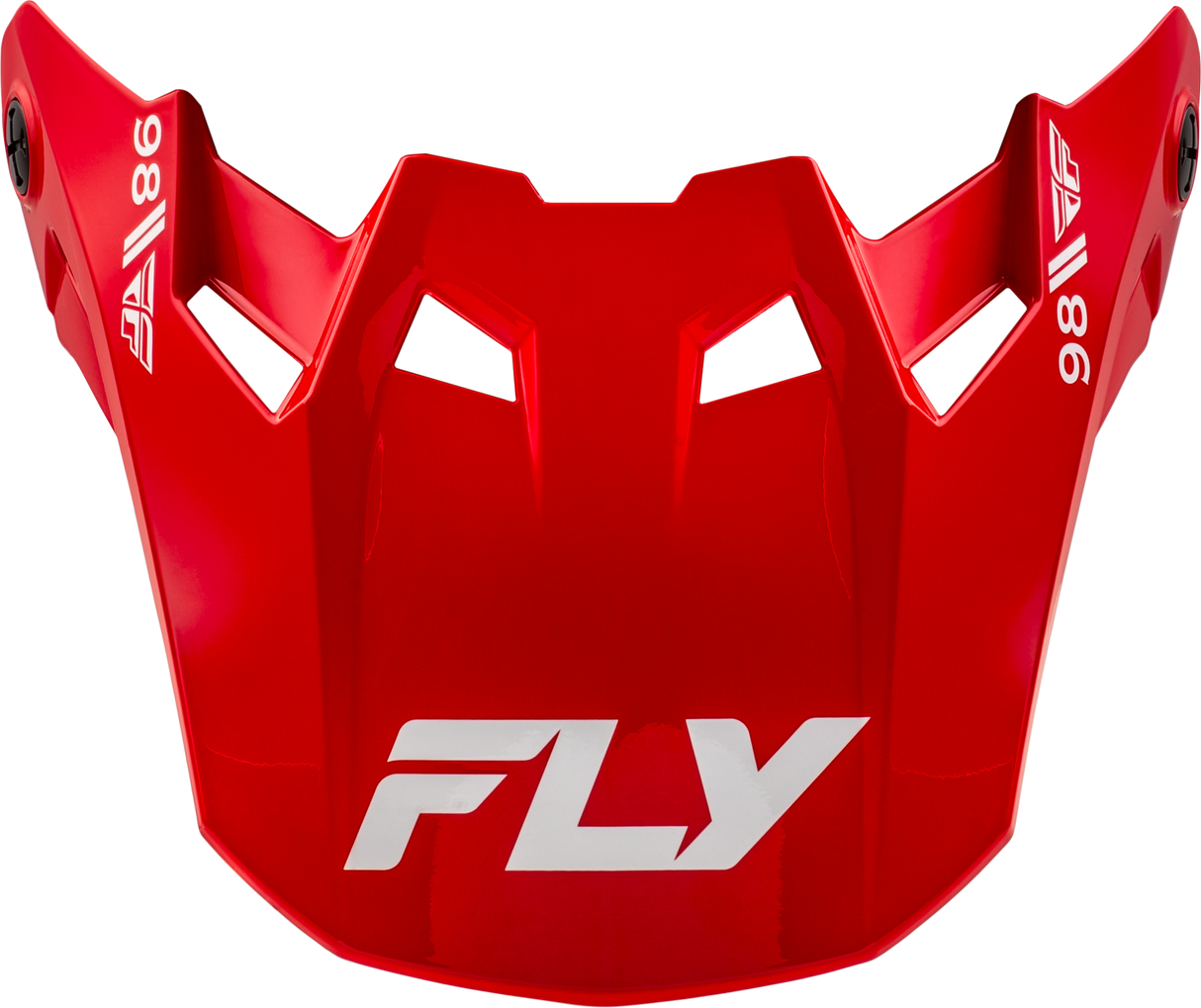 Fly Racing Formula CC Objective Visor Red/White for XL/2X Motorcycles