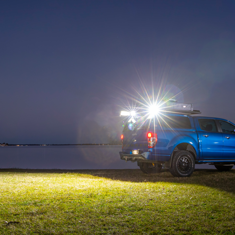 ARB BaseRack Auxiliary Light - 2.8 inch 20W LED for Off-Road Vehicle Lighting and Reverse Assistance